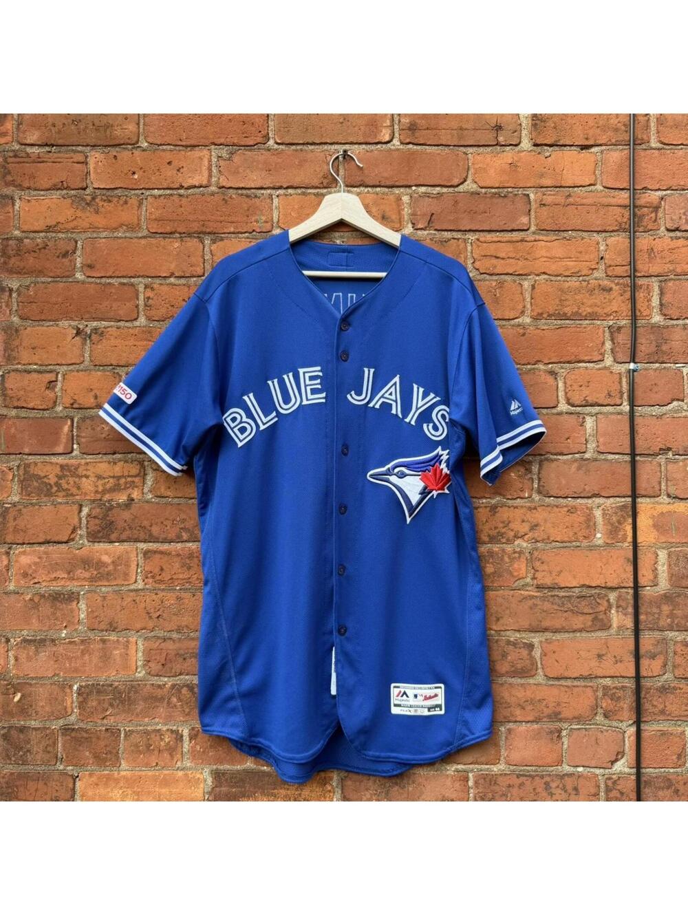 Toronto Blue Jays McKinney Game Used majestic MLB 150 jersey